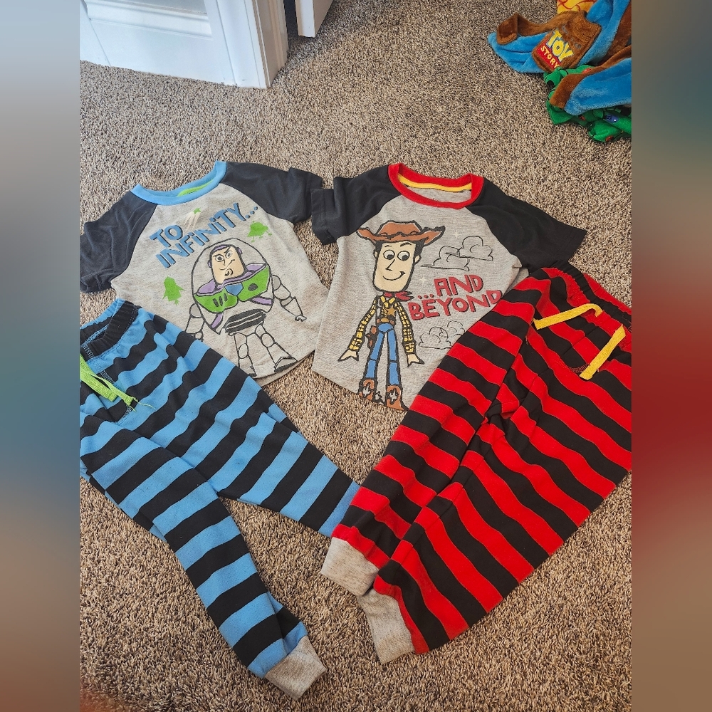 2 Pairs of Size 4 Disney Toy Story Pajamas